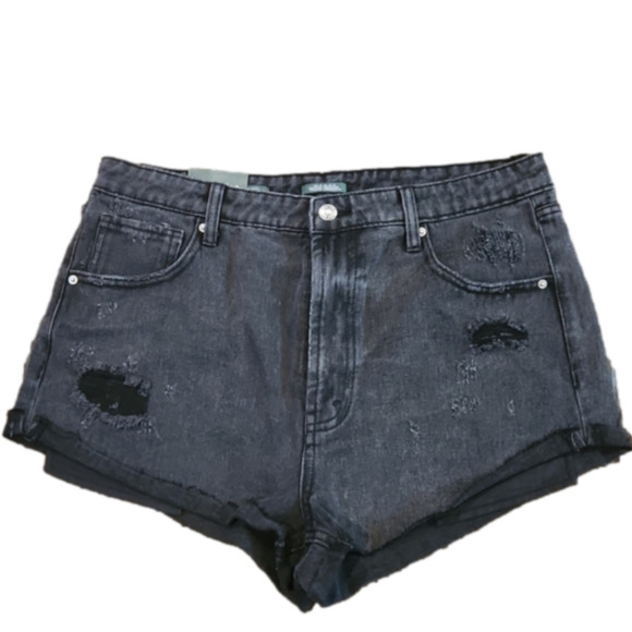 wild fable Pants - 𝅺Wild fable distressed highest rise Cheeky shorts (code-B001)